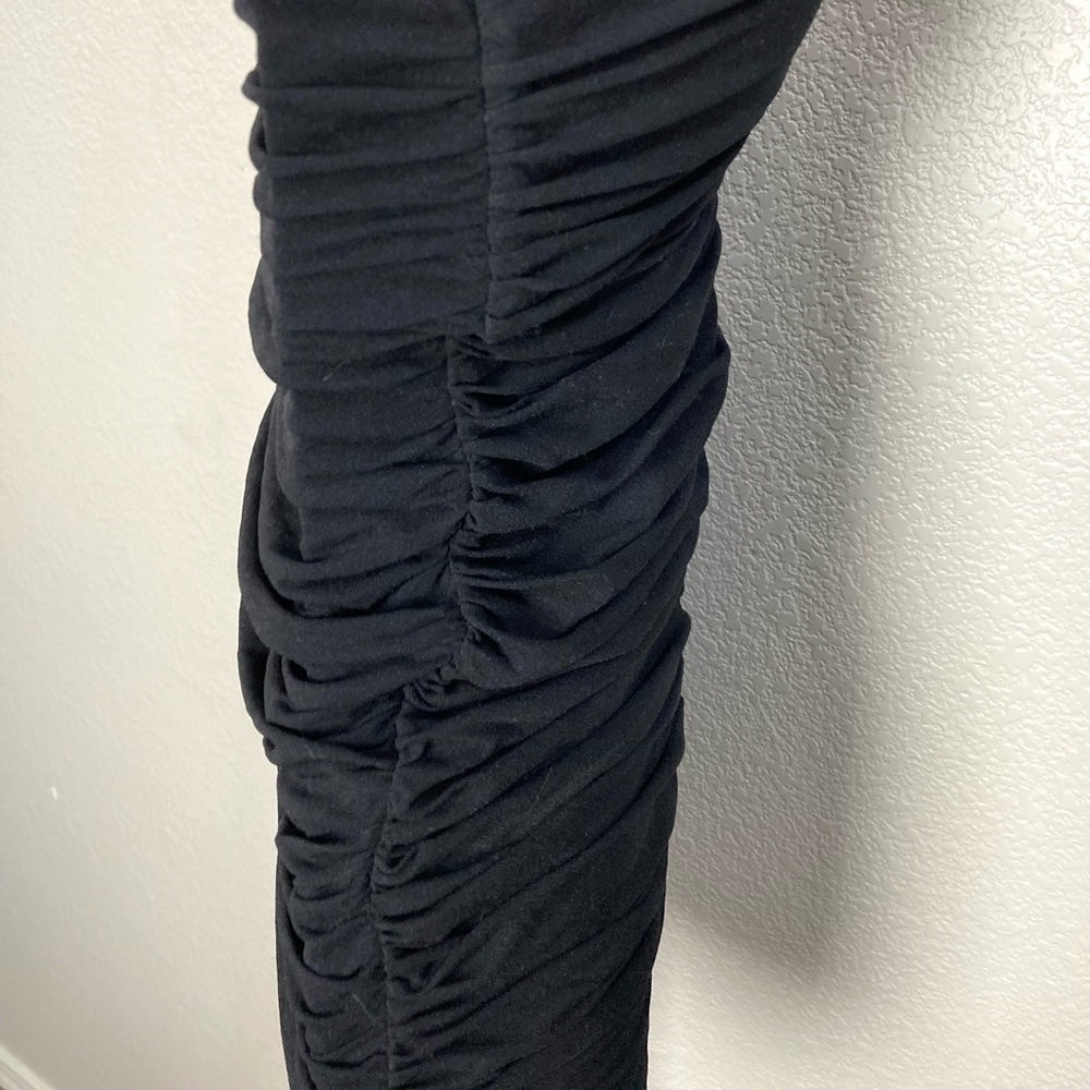 Zimmermann Black Ruched Halter Mini Dress - Picture 8 of 9